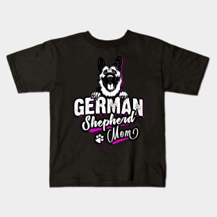 German Shepherd Mom - German Shepherd - Deutscher Schäferhund Kids T-Shirt